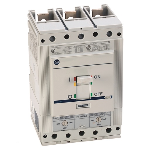 [140G-K3F3-D30] 140G - Molded Case Circuit Breaker, K frame, 35 kA Interrupt Rating, T/M - Thermal Magnetic, 3 Poles, Rated Current 300 A (80% Rated)