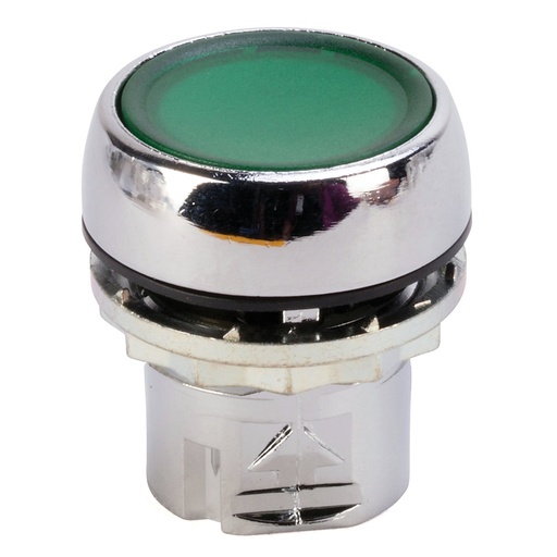 [800FM-LF3] 22mm Anlık Basmalı Düğme - Yeşil