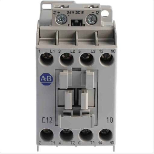 [100-C12EJ10] Kontaktör, 12 A, IEC, 24V50/60Hz/24VDC Elec Cl, Elektronik, 3 Normalde Açık Kutup, 24V DC Elektronik, 1 NO Kontak ve 0 NC Kontak, Tekli Paket