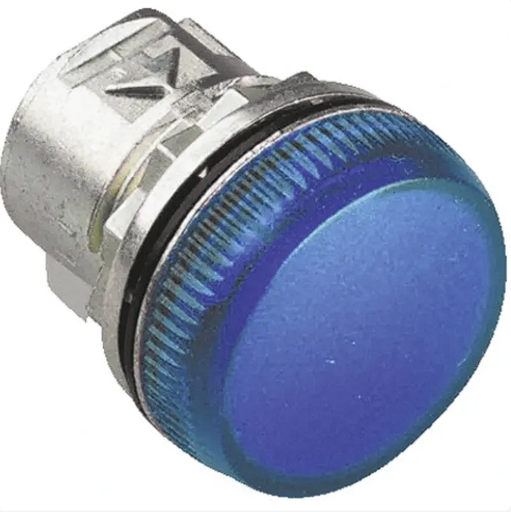 [800FM-P6] 22mm Sinyal Lambası - Mavi