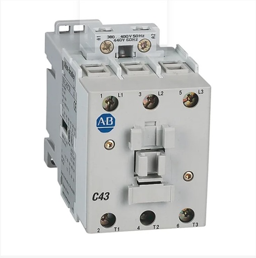 [100-C43KF10] Kontaktör, 43 A, 230V 50/60 Hz, AC, 3 Normalde Açık Kutup, 230V AC 50/60 Hz, 1 NO Kontak ve 0 NC Kontak, Tekli Paket