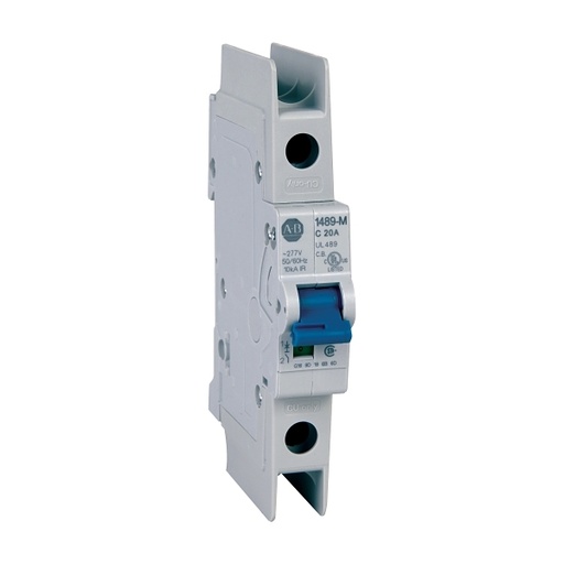 [1489-M1C100] 1489-M Minyatür Devre Kesici, Standart konfigürasyon, AC, UL/CSA Maks. Voltaj: 277V AC, 48V DC, IEC/EN Maks. Gerilim: 230V AC, 1 Kutuplu Konfigürasyon, Açma Eğrisi C, 2A