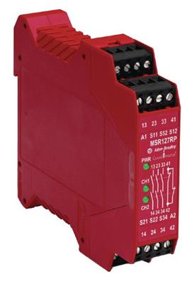 [440R-N23132] Güvenlik Rölesi, MSR127TP, 24V AC/DC, Otomatik/Manuel, Sökülebilir, 22,5MM, Sonsuz, Bir adet 2 N.C. Giriş, NO 1 N.O ve 1 N.C. Giriş, Güvenlik Mat Girişi Yok, Bir adet LC Girişi, SAFE EDGE girişi yok, SIPHA girişi yok, 3, 0, 0, 0, 1, 0, 0, 0, 0, CAT 4 Nominal