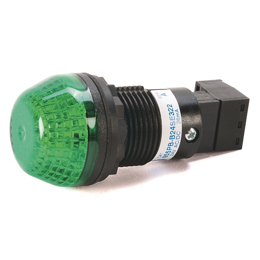 [855PB-B24SE422] Flaşör, LED, Kırmızı, Yanıp Sönen, Sabit, Panele Monte, 24 V ac/dc