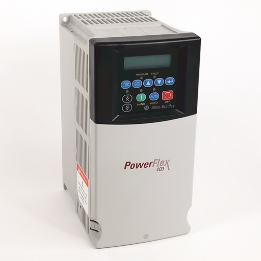 [22C-D030N103] PowerFlex 400, Fan ve Pompa Tahriki. 480 VAC, 3 PH. 30 Amper. 20 HP, 15 kW Çerçeve Boyutu C, IP20 (Açık). Sabit Tuş Takımı. RS485 (Fren IGBT'si olmadan)