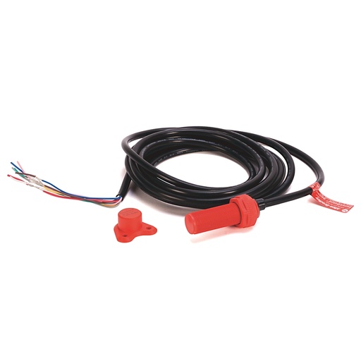 [440N-Z21U26H] Temassız Anahtar, SensaGuard, Özel Özellik Yok, 2 N.C. Güvenlik, 1 N.O Aux, Katı Hal Kontakları, 30mm Hedef, Benzersiz Kod, 8 Pin DC QD, Plastik 18mm Namlu